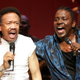 Maurice White and Philip Bailey of Earth, Wind & Fire in 2004
Carlo Allegri/Getty Images